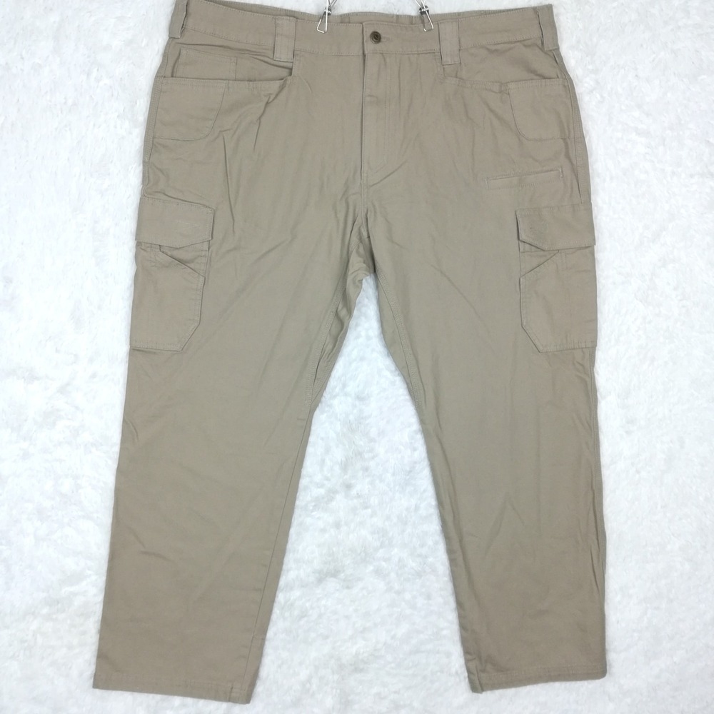 Noble Outfitters‎ Mens Pants Flex Canvas Cargo Khaki Tactical Utility 44x30